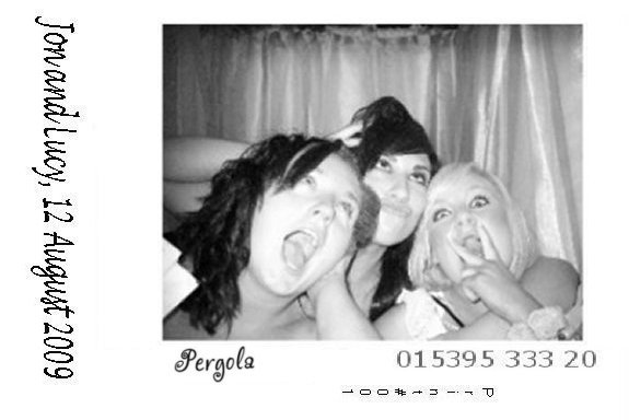 Pergola Wedding Photo Booth hire for a Joyous
Wedding Party. A Fun Wedding Photobooth for 
people who have much to celebrate.

Pergola offers photo booth rental throughout the UK.